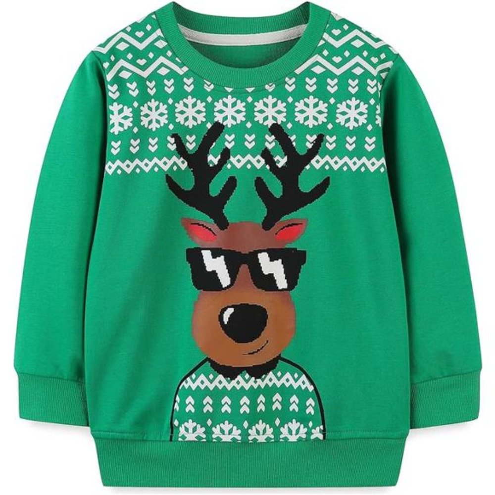 Boy's Pullover Sweatshirt for Christmas or Gift - 7Years - NEW